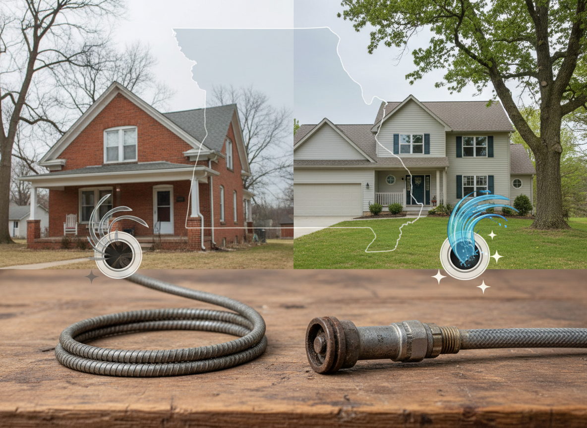 Choosing Between Snaking and Hydro Jetting for Missouri Homes